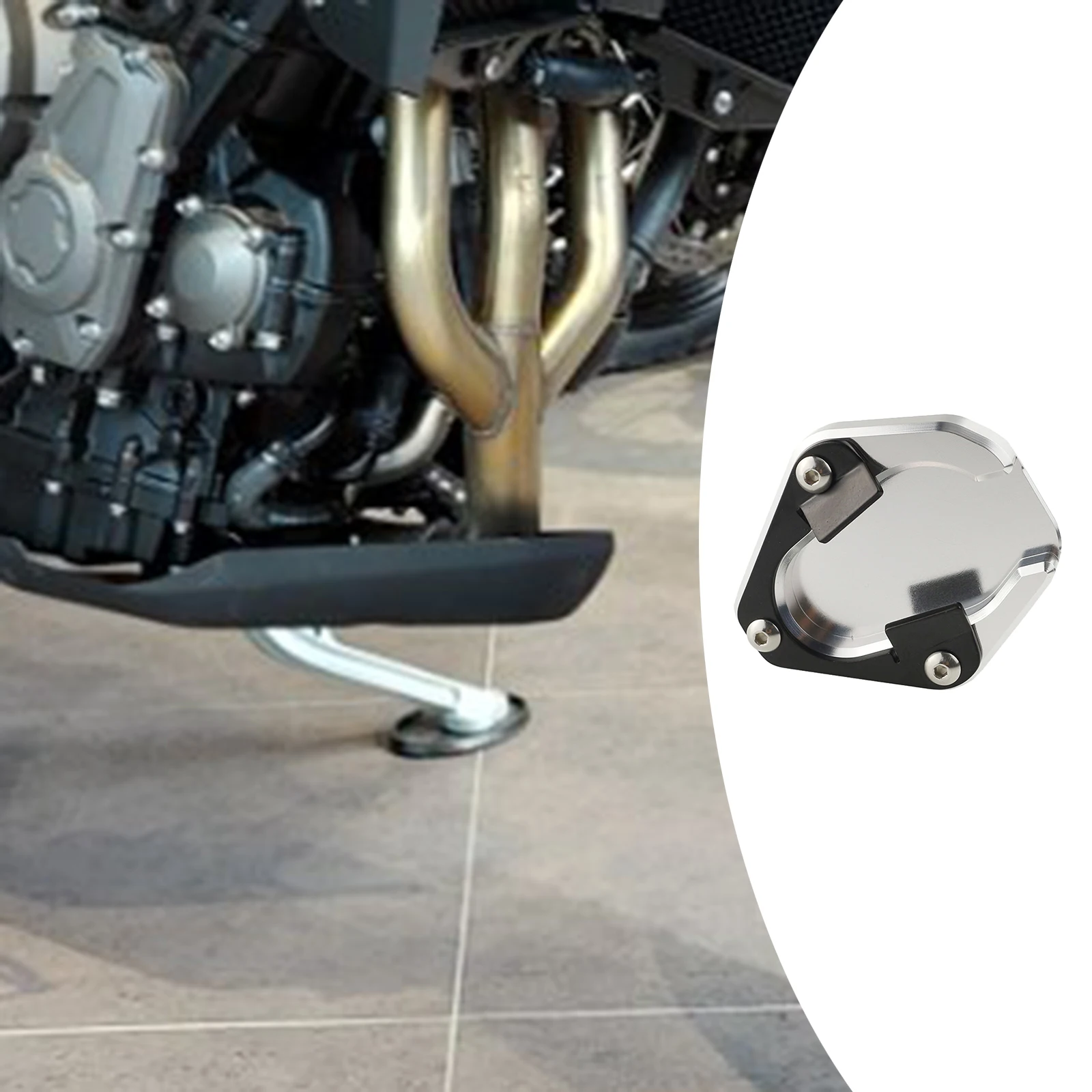 Motorcycle Kickstand Side Stand Mount Extender Pad Plate For 900 GT LOW PRO 2020-2021 | Автомобили и мотоциклы