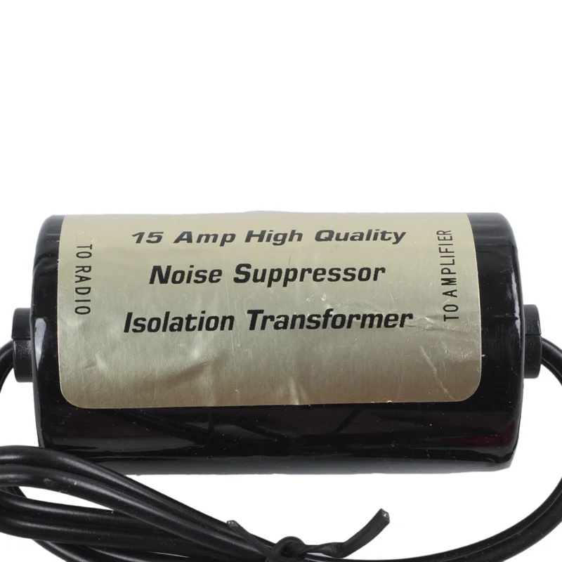 Car RCA Male to Female Ground Loop Isolator Noise Filter 15A