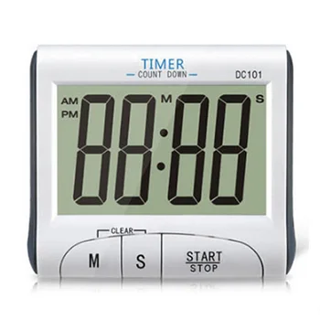 

Large Screen Magnetic Cooking Plastic Home Supplies 60 Minutes Countdown Timer Electronic Loud Sound