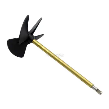 

JABO part 4 Blades Propeller CW +3x80mm Smooth Shaft for RC Model Fishing Ship Bait Boat 2AD