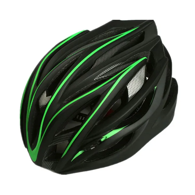 F18 Green 55-61CM MTP дорожный велосипедный шлем сверхлегкий углеродный велосипедный шлем выносливость Pro защитный велосипедный спортивный шлем для гонок Casco Ciclismo - Цвет: F18 Green 55-61CM