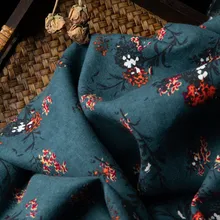 Качественная хлопковая ткань, утепленная на осень и зиму, tissu, платье ручной работы, рубашка, одежда из хлопка