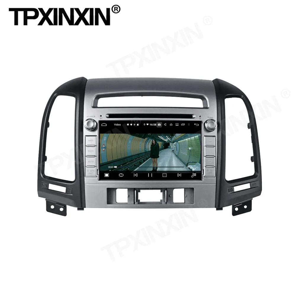 128G Carplay Car Radio 2 Din Stereo Receiver Android 10 For Hyundai Santa Fe 2012 GPS Navigation Player Audio Recorder Head Unit