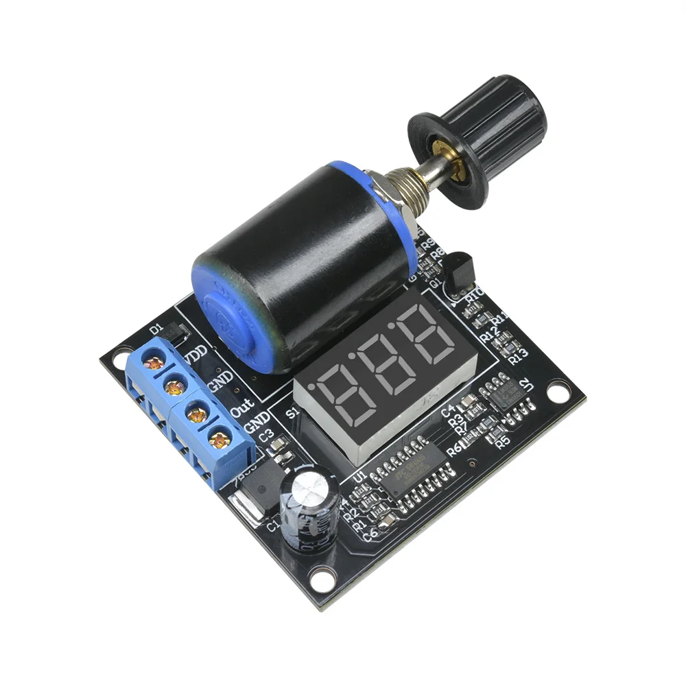 Цифровой генератор сигналов Модуль платы 4-20mA 3 цифры дисплей DIY Kit регулируемый ток точность частота DC 12 В 24 В