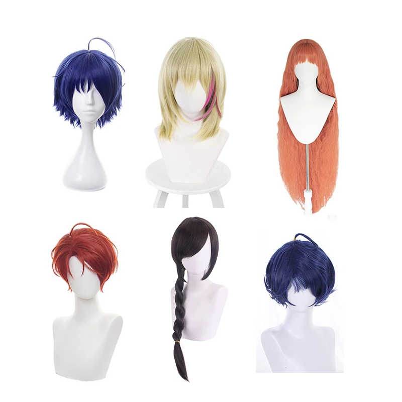 Парики для косплея аниме WONDER EGG PRIORITY Ohto Ai Kawai Rika Momoe Sawaki Neiru Aonuma парик + |