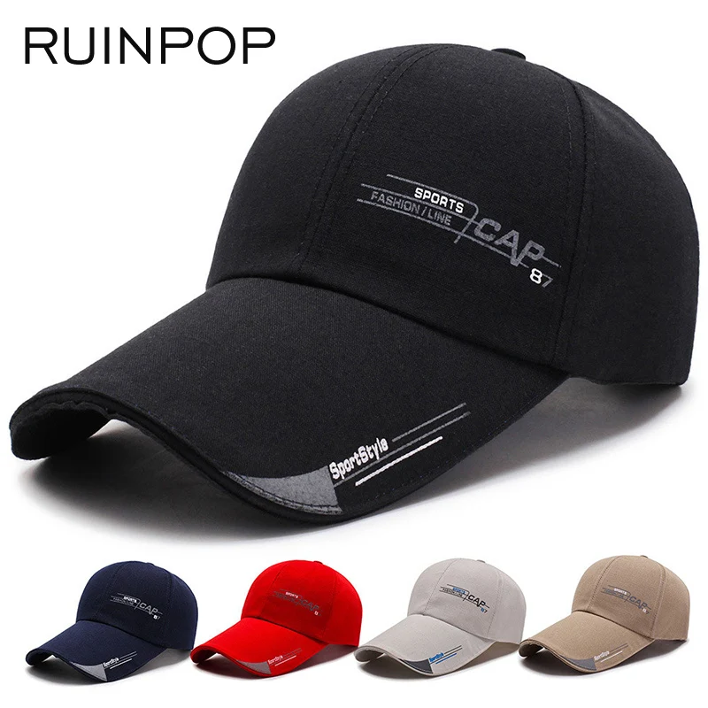 RUINPOP, уличная Спортивная Кепка для мужчин, модная Бейсболка для женщин и мужчин, хип-хоп бейсболка, солнцезащитная Кепка