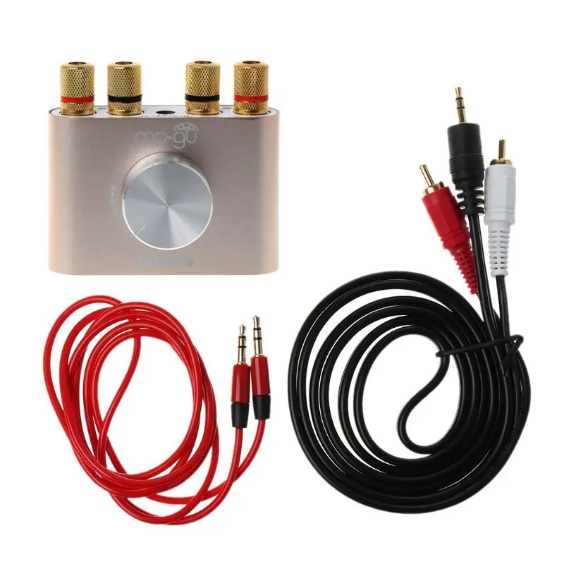 

1Set 50W+50W Black Bluetooth 4.0 Mini Digital Home Audio Power Amplifier Stereo HiFi Amp Without Power Adapter LX9A