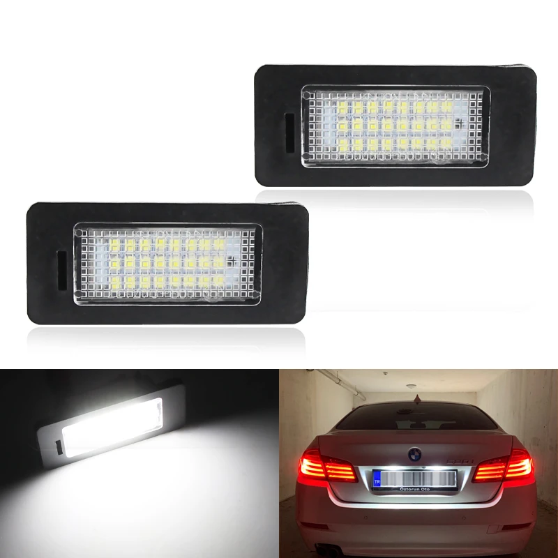 2 Pezzi Canbus Led Targa Per Bmw Luce Targa Lampada Bianca Per Bmw E39 M5 E70 E71 X5 X6 M5 E90 E92 E93 M3