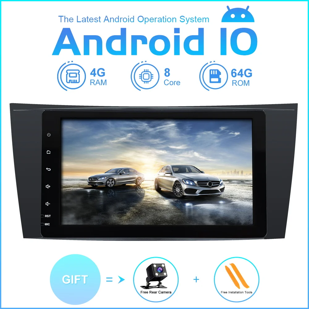 Best ZLTOOPAI Octa Core Car Multimedia Player Android 10 Auto Stereo for Mercedes Benz E Class W211 E300 CLK W209 CLS W219 GPS Radio