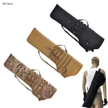 

Tactical Rifle Scabbard Holster Multifuntion Military Army Gun Bags Assault Long Gun Knife Hunting Bag Army Pouch Case XA93Y