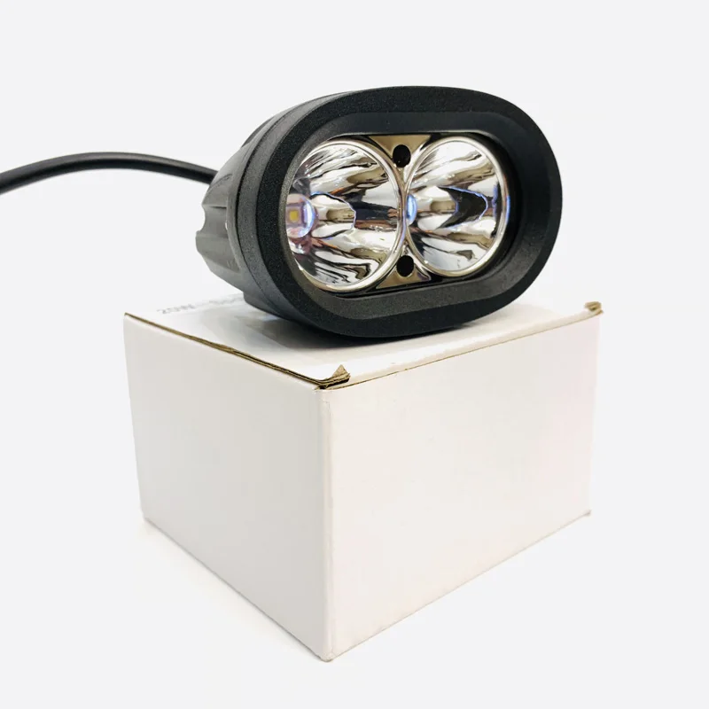 12 v/24 v мотоцикла e велосипеды мотоцикл пятна СИД головной светильник 20 Вт супер яркий дальнего света Точечный светильник 4x4 внедорожный ATV SUV UTV SVT туман светильник
