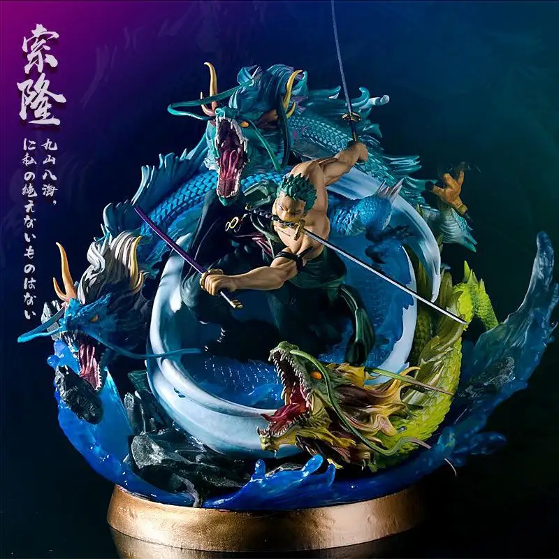 Фигурка героя Аниме Figma GK Roronoa Zoro стильная экшн тройной меч дракон манга большой