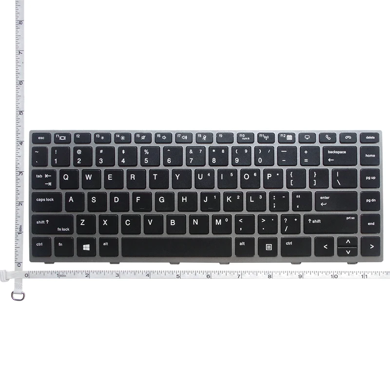 For HP EliteBook 840 G5 846 G5 745 G5 Keyboard Silver Backlit LA Latin Spanish