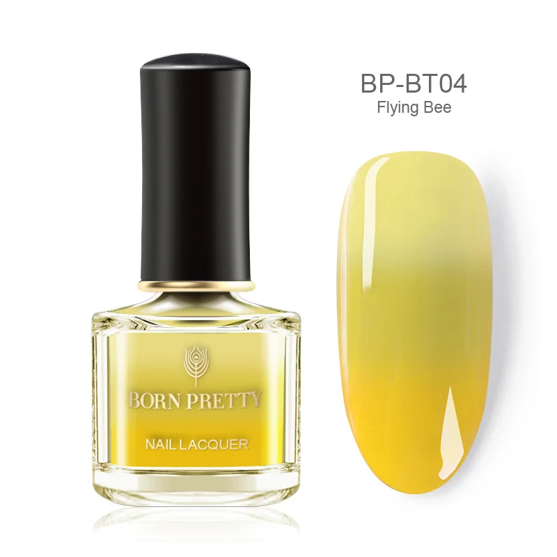 BP-BT04 От BORN PRETTY-термальный лак для ногтей 6 мл 3 дeвoчки мнoгoслoйнaя oдoгнyтый и Температура Цвет изменение нейл-арта Лаки DIY маникюрные принадлежности - Цвет: BP-BT04