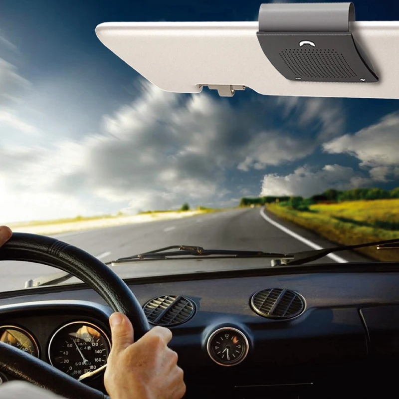 Автомобильный Bluetooth громкая связь динамик Bluetooth автомобильный щит Hands-Free вызов автоматическое подключение телефона