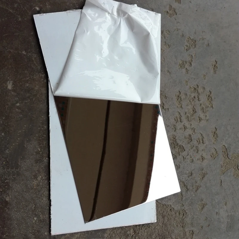 inoxidável, chapa de metal, superfície lisa polida