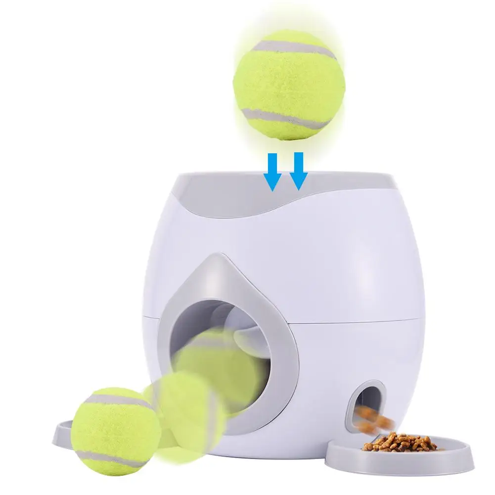

Pet Ball Toy Dog Tennis Food Reward Machine Interactive Treatment Slow Feeder Toy Suitable for Dogs