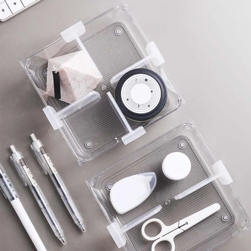 12Pcs/Set Refrigerator Partition  Divider Storage Rack Multifunctional