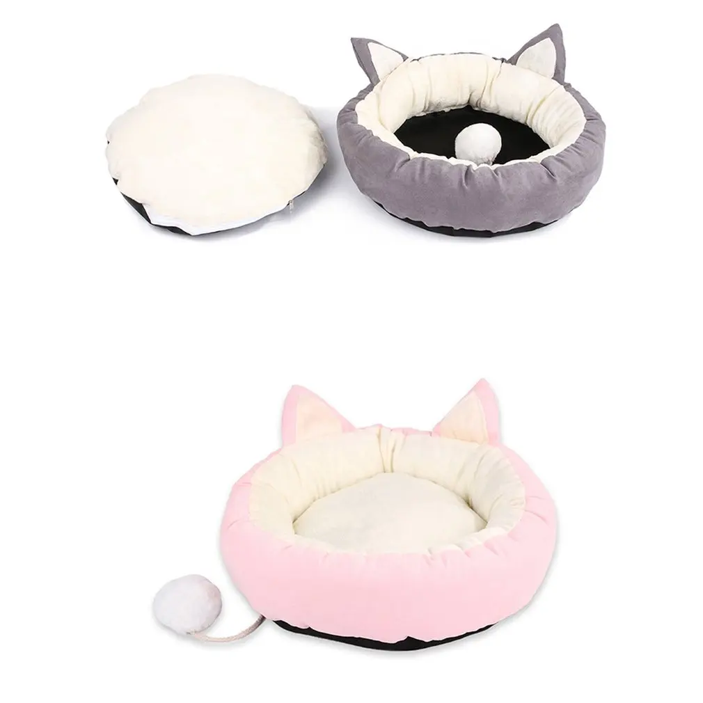 Removable Cat's Bed Universal Dog Kennel Super Soft Pet Nordic Style Nest Comfortable Shell House Portable Pet Supplies