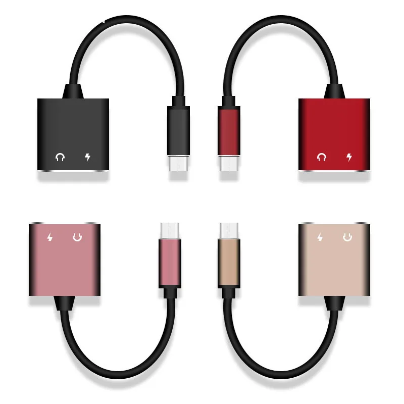Адаптер Usb Type C зарядное устройство аудиокабель 2 в 1 разъем на 3 5 мм Aux конвертер