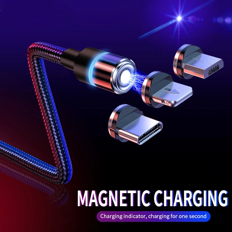 ONEVAN, магнитный usb-кабель для быстрой зарядки, кабель USB type C, Магнитный зарядный кабель Micro usb для зарядки и передачи данных, кабель USB для мобильного телефона