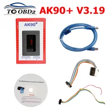 Новейшая версия V3.19 AK90 ключ программист AK90+ для BMW EWS от 1995-2005 OBD2 Копировать ключи автомобиля с лучшей ценой для BM-W EWS