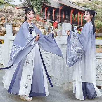 

Luxury Hanfu Women Costume Chinese Traditional Embroidery Purple Hanfu Fantasia Carnival Masquerade Cosplay Costume For Women