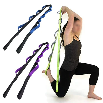 

Yoga Strap Stretching Exercise Belt Polyester Cotton Elastic Leg Fitness Restore High Quality Rugged And Durable