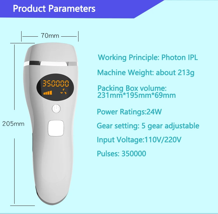 professional permanent laser epilator IPL hair removal skin rejuvenation painless hair remover machine with shaver Only 8 weeks