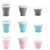 Складные Чашки 100-350 мл BPA FREE Food Grade Water Cup Travel Silicone Retractable Colored Portable Outdoor Coffee Handcup