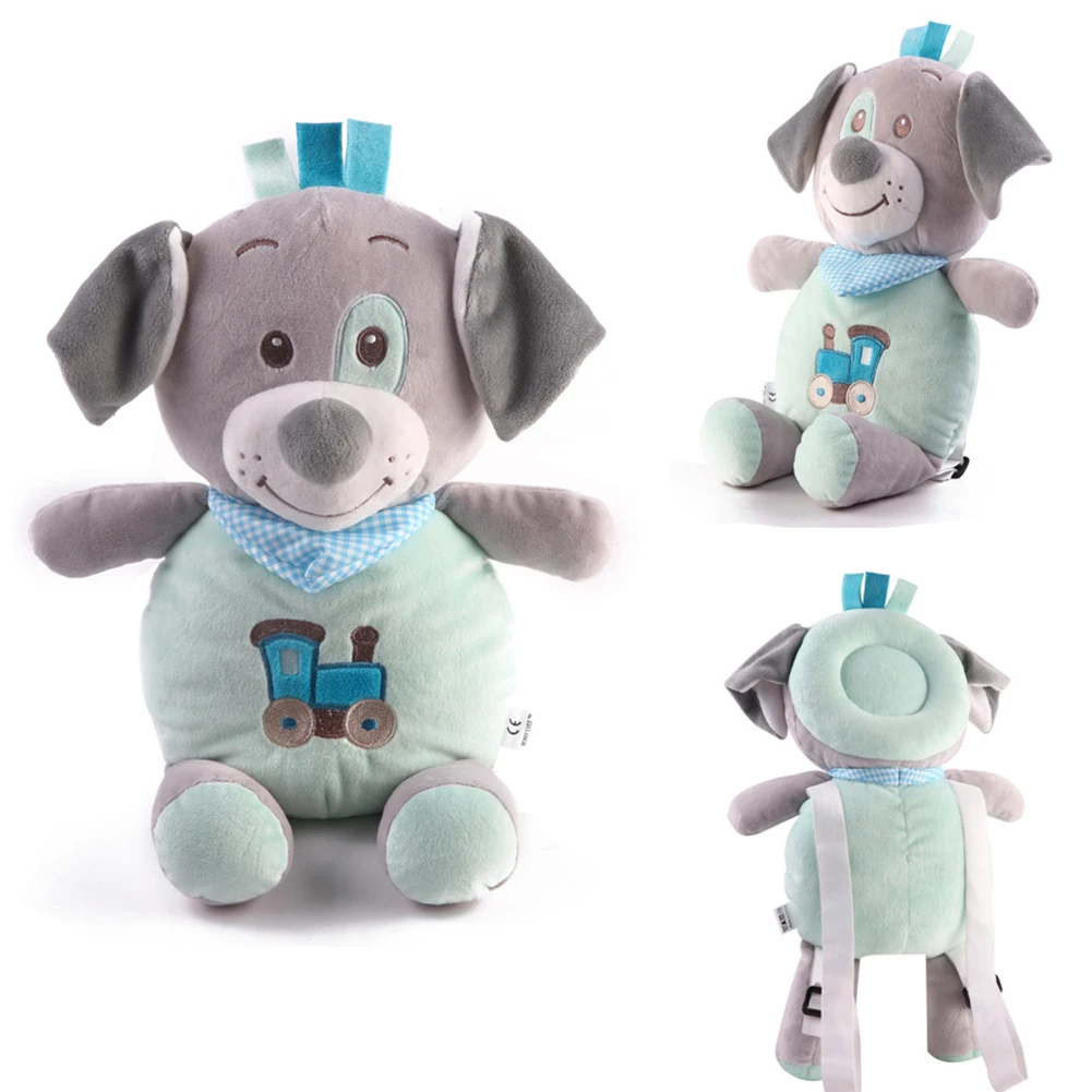 

Cartoon Head Protection Pad Gift Adjustable Strap Baby Cute Buffering Sit Walk Learning Anti-Break Pillow Soft Nursery Infant