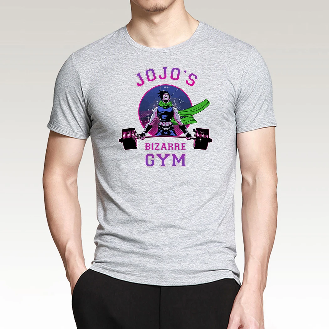 JoJo Необычные Приключения мужские футболки хлопок Футболка 2020 Новое поступление