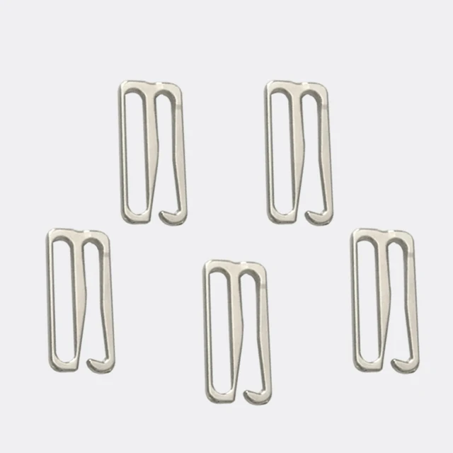 100pcs Alloy Lingerie Bikini Replacement Bra Strap Adjustment 9 Hooks  Clasps - AliExpress