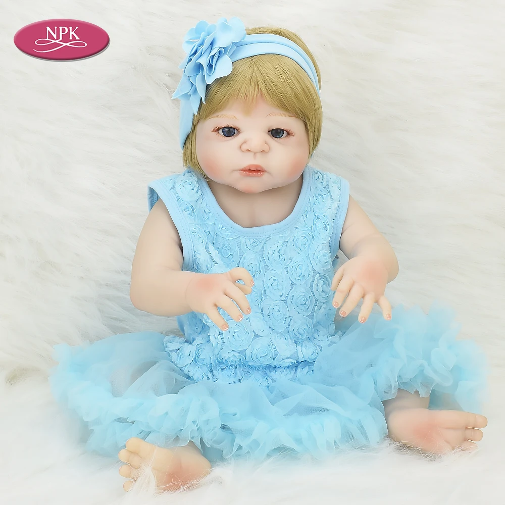 

Realista Bebes Lifelike Baby Girl Reborn Doll Full Silicone Body Toddler Princess Babies Dolls Bath Toy Christmas Gifts for Kid