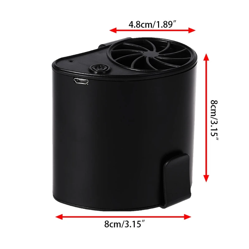 

Mini Portable Waist Fan USB Rechargeable Air Conditioner Camping Outdoor Working A6HC suit for camping