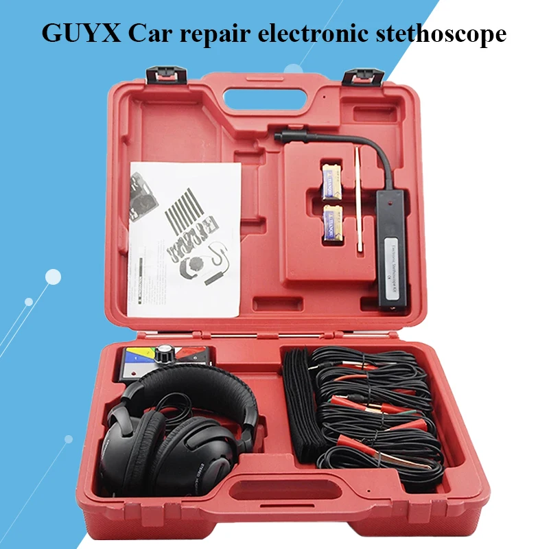 

High Quality Combination Electronic Stethoscope Kit Auto Car Mechanic Noise Diagnostic Tool Six Channel