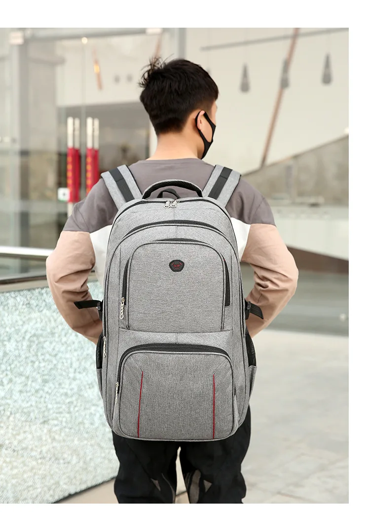 Chuwanglin 40L рюкзак для путешествий, модные рюкзаки для мужчин, 15,6 дюймов, сумки для ноутбука, большая вместительность, мужская сумка для книг, водонепроницаемый рюкзак mochila B82605