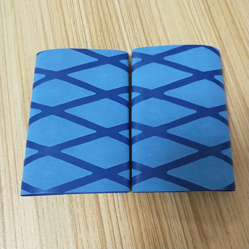 Blue 1 пара для настольного тенниса, резиновая нескользящая ракетка для пинг-понга, рукоятка для настольного тенниса, тренировочная лента, ракетки, спортивные аксессуары - Цвет: Blue