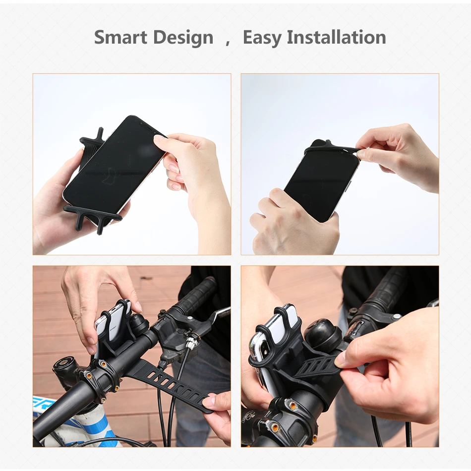 FLOVEME Universal Motorrad Telefon Halter fahrrad Telefon Halter Lenker Handy Stand Halterung Für i