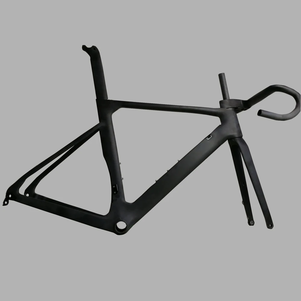700c Frame Carbon Road Bike Frame Disc Brake Frameset Including Frame Fork Seat Post Integrated Handlebar Fm R9 Carbon Road Frame Road Frameframe Road Bike Aliexpress