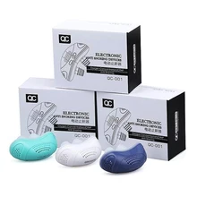 1 conjunto de prevenção elétrica anti ronco dispositivo eletrônico parar sono ronco aid rolha