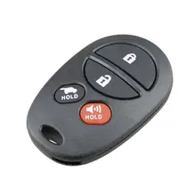 4 кнопки бесключевого входа дистанционный ключ-брелок от машины для Toyota Avalon Solara 2005 2006 87HE