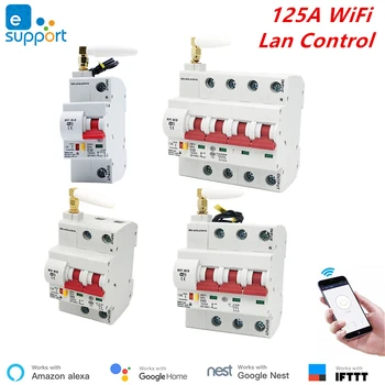 

125A eWeLink WiFi Smart Circuit Breaker Automatic Switch overload short circuit protection , work with Amazon Alexa Google home