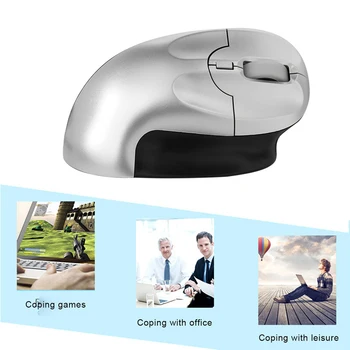 

Ergonomic Rechargeable Mouse 2.4G Wireless 6 Keys Optical Vertical Mice SGA998