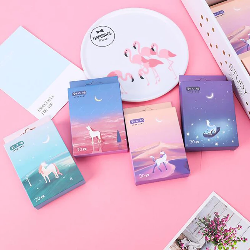 20 шт. клейкие повязки Kawaii дышащие Мультяшные повязки Портативный Открытый аптечка аварийный набор для детей и взрослых