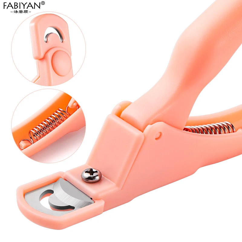Nail Art Tips Clipper Trimmer Scissors Round Edge Finger Cutter False Nails Manicure Tool Plastic nail scissors set electric nail clipper nail clipper set manicure nail clipper set manicure sets manicure set nail clippers kit nail clipper nail clippers