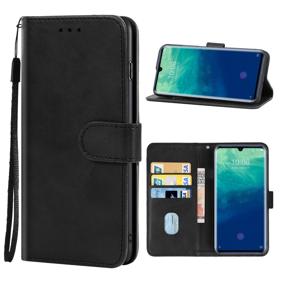 HAWEEL Case For CAT S62 Pro Magnetic Buckle Flip PU Leather Phone Case with Holder & Card Slots Wallet Cover For CAT S62 Pro