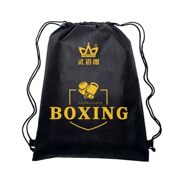 

Custom Printed Drawstring Backpack Polyester Gift Bags Sport Storage Packaging Gym Travel Laundry Bag Promotional Ads Goody Bag
