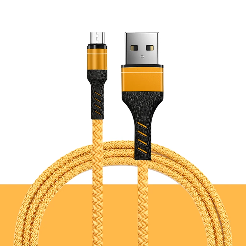 Кабель usb type-C для samsung Xiaomi Redmi Note 7 K20 Oneplus 7 Pro Быстрая зарядка для iphone 3A кабели для быстрой зарядки micro usb - Цвет: Золотой