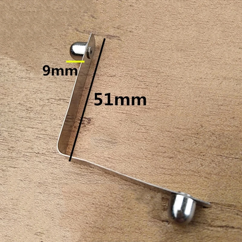 

20PCS,8MM Dia V Shape Shrapnel Double Solid Button Kayak Paddle Snap Spring Tent Pole Pipe Lock for 30-40mm Dia Telescopic Tube